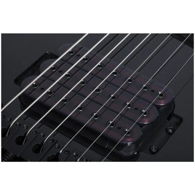 Schecter Sunset Extreme 7 Triad - Glanzend Zwart Elektrische Gitaar Schecter Sunset Extreme 7 Triad - Glanzend Zwart Elektrische Gitaar