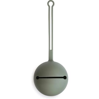 Étui à sucette en silicone Mushie - Thym Séché - Publicité Étui à sucette en silicone Mushie - Thym Séché - Publicité