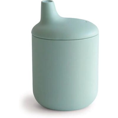 Copo de Silicone Azul Mushie - Alimentação e Desenvolvimento Motor Copo de Silicone Azul Mushie - Alimentação e Desenvolvimento Motor