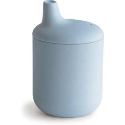 Tasse à bec en silicone Mushie - Powder Blue - 175 ml Tasse à bec en silicone Mushie - Powder Blue - 175 ml