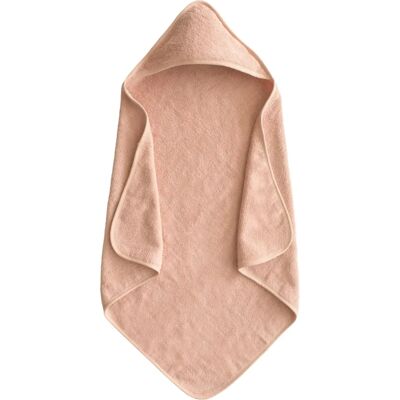 Mushie Økologisk Bomulls Babyhåndkle - Blush - Absorberende & Myk Mushie Økologisk Bomulls Babyhåndkle - Blush - Absorberende & Myk