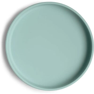 Mushie Cambridge Blue Silikonowy Talerz dla Dziecka z przyssawką - 6M+ Mushie Cambridge Blue Silikonowy Talerz dla Dziecka z przyssawką - 6M+