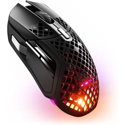 Souris sans fil Bluetooth Steelseries Aerox 5 - Noir - Publicité Souris sans fil Bluetooth Steelseries Aerox 5 - Noir - Publicité
