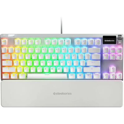 Teclado Gamer Steelseries Apex 7 TKL USB Branco - Teclado Teclado Gamer Steelseries Apex 7 TKL USB Branco - Teclado