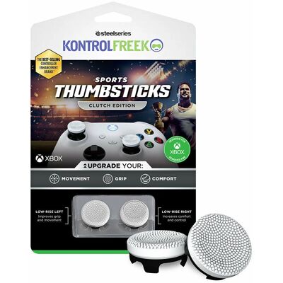 KontrolFreek Xbox Series X|S/Xbox One Performance Thumbsticks (4 Prong) - Sports Clutch Edition White KontrolFreek Xbox Series X|S/Xbox One Performance Thumbsticks (4 Prong) - Sports Clutch Edition White