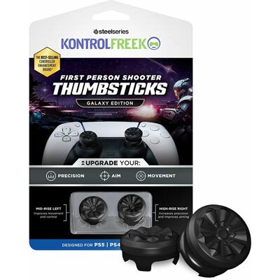 KontrolFreek PS5/PS4 Performance Thumbsticks (4 Prong) - First Person Shooter Performance Thumbsticks - Galaxy Edition Black KontrolFreek PS5/PS4 Performance Thumbsticks (4 Prong) - First Person Shooter Performance Thumbsticks - Galaxy Edition Black