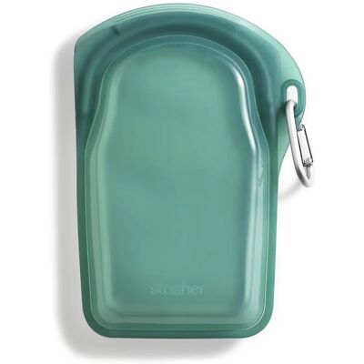 Stasher Go Bolsa de Silicona Reutilizable - Verde agua Stasher Go Bolsa de Silicona Reutilizable - Verde agua