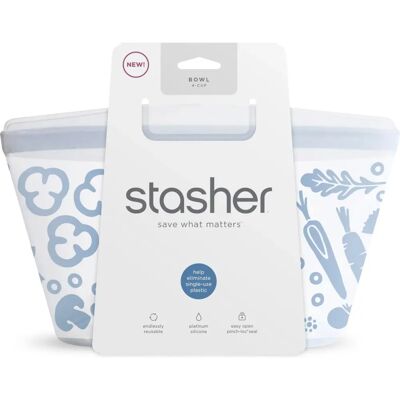 Bolsa de silicona Stasher - 950ml - Transparente Bolsa de silicona Stasher - 950ml - Transparente