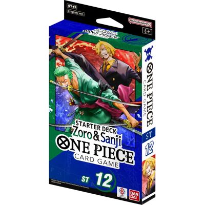 Deck de Jeu de Cartes Zoro Sanji Bandai - Débutant - Publicité Deck de Jeu de Cartes Zoro Sanji Bandai - Débutant - Publicité