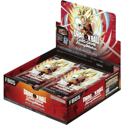 Bandai Dragon Ball Super Cg : Nouvelle Aventure Boîte de Boosters - Jeu de Cartes à Collectionner - Publicité Bandai Dragon Ball Super Cg : Nouvelle Aventure Boîte de Boosters - Jeu de Cartes à Collectionner - Publicité