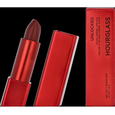 Hourglass Unlocked Satin Crème Lippenstift - Rot 0 - Lippenstift - Damen Hourglass Unlocked Satin Crème Lippenstift - Rot 0 - Lippenstift - Damen