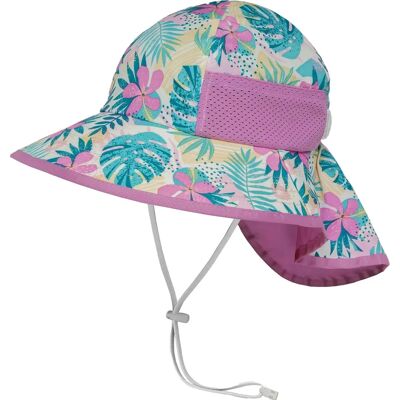 Sunday Afternoons Pink Tropical Kids Sun Hat UPF 50+ Small Sunday Afternoons Pink Tropical Kids Sun Hat UPF 50+ Small