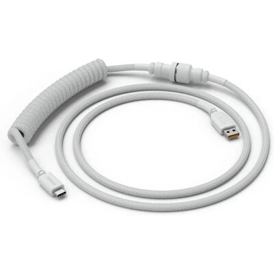 Câble enroulé Glorious Ghost White USB 2.0 1,37m - Câble USB - Publicité Câble enroulé Glorious Ghost White USB 2.0 1,37m - Câble USB - Publicité