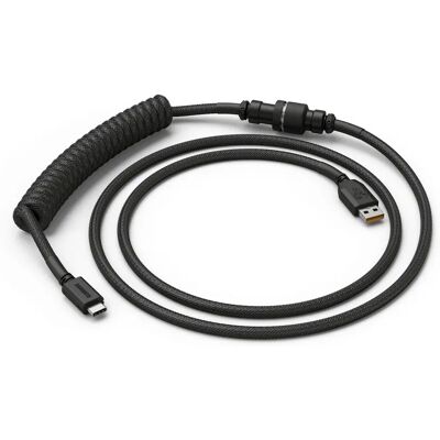 Glorious Coiled Cable Phantom Black - 1.37m USB-C to USB-A Glorious Coiled Cable Phantom Black - 1.37m USB-C to USB-A