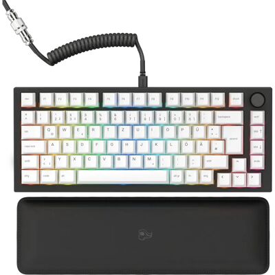 Glorious GMMK Pro Black Slate 75% TKL Billentyűzet - Előre összeszerelt, ISO DE-Layout Glorious GMMK Pro Black Slate 75% TKL Billentyűzet - Előre összeszerelt, ISO DE-Layout