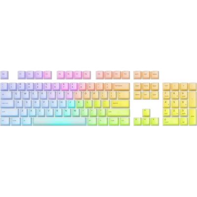 Glorious Polychroma V2 RGB Keycaps - 115 PBT Nordic ISO - Transparent Glorious Polychroma V2 RGB Keycaps - 115 PBT Nordic ISO - Transparent