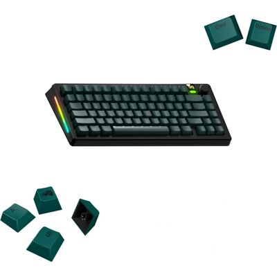 Glorious GPBT Basics Keycaps - Totem Green - US, PBT, Dye-Sub Glorious GPBT Basics Keycaps - Totem Green - US, PBT, Dye-Sub