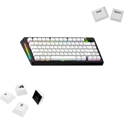 Glorious GPBT Keycaps - White - ANSI - PBT - Dye-Sub - Keycaps Glorious GPBT Keycaps - White - ANSI - PBT - Dye-Sub - Keycaps