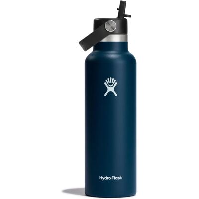 Hydro Flask Water Bottle 621 ml with Flex Straw Cap - Vacuum Insulated Hydro Flask Water Bottle 621 ml with Flex Straw Cap - Vacuum Insulated