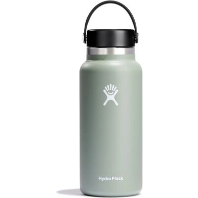 Hydro Flask Botella de acero inoxidable con boca ancha y aislamiento 946ml Hydro Flask Botella de acero inoxidable con boca ancha y aislamiento 946ml