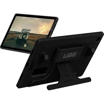 Funda resistente UAG Galaxy Tab A7 10,4'' con soporte y correa - Negro Funda resistente UAG Galaxy Tab A7 10,4'' con soporte y correa - Negro