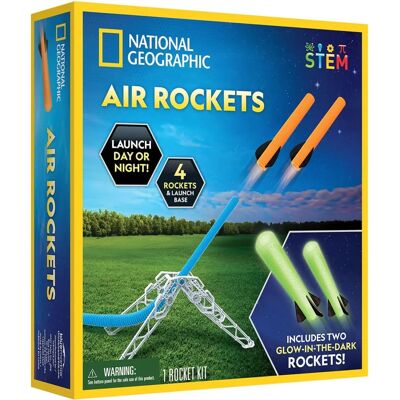 National Geographic Air Foam Rocket - Utbildande vetenskapsleksak National Geographic Air Foam Rocket - Utbildande vetenskapsleksak
