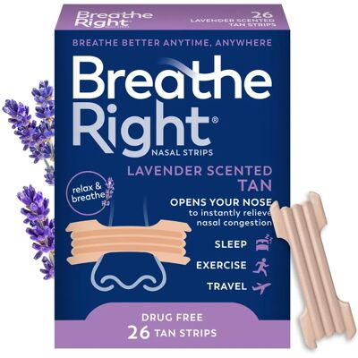 Breathe Right Lavender Nasal Strips - Nasal Strips Breathe Right Lavender Nasal Strips - Nasal Strips