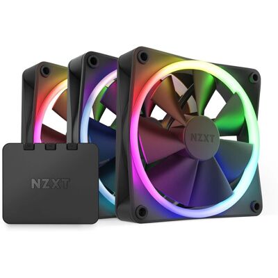 NZXT F120 RGB Τριάδα - 120mm Ανεμιστήρας Υπολογιστή - Μαύρος NZXT F120 RGB Τριάδα - 120mm Ανεμιστήρας Υπολογιστή - Μαύρος