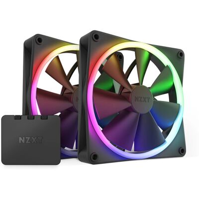 NZXT F140 RGB Twin Black Ανεμιστήρας περιβλήματος NZXT F140 RGB Twin Black Ανεμιστήρας περιβλήματος