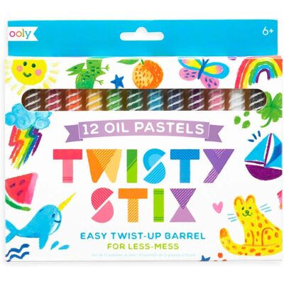 OOLY - Twisty Stix - 12-Farben - Ölpastelle OOLY - Twisty Stix - 12-Farben - Ölpastelle