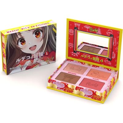 Rude Cosmetics Manga Face Palette - Multi-variant Face Palette 11.2g Rude Cosmetics Manga Face Palette - Multi-variant Face Palette 11.2g