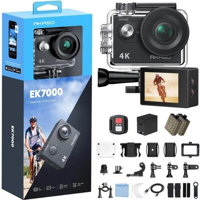 AKASO - EK7000 - 4K Ultra HD - 20MP - Action Kamera AKASO - EK7000 - 4K Ultra HD - 20MP - Action Kamera