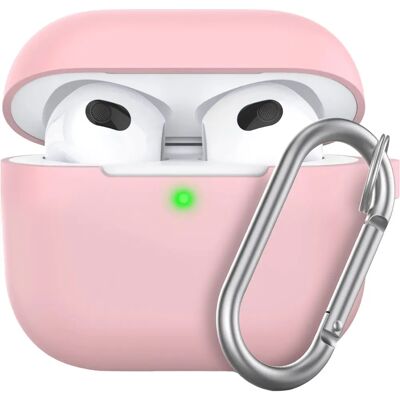 Fundas de silicona rosa KeyBudz Elevate Series para Airpod 3 Fundas de silicona rosa KeyBudz Elevate Series para Airpod 3