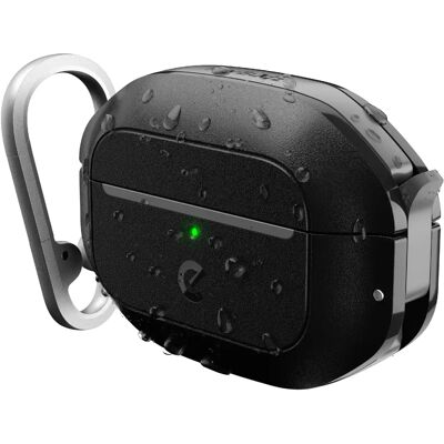 Keybudz AirPods Pro 2 Hülle - Schwarz Wasserfest Schutz Keybudz AirPods Pro 2 Hülle - Schwarz Wasserfest Schutz