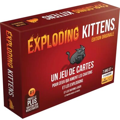 Asmodee Exploding Kittens - Brettspiel - Französisch Asmodee Exploding Kittens - Brettspiel - Französisch