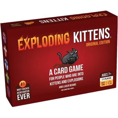 Nordic Exploding Kittens Kartenspiel - Familiens Spaß Nordic Exploding Kittens Kartenspiel - Familiens Spaß