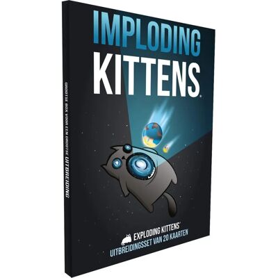 Asmodee Imploding Kittens Kaartspel - Exploding Kittens Uitbreiding Asmodee Imploding Kittens Kaartspel - Exploding Kittens Uitbreiding