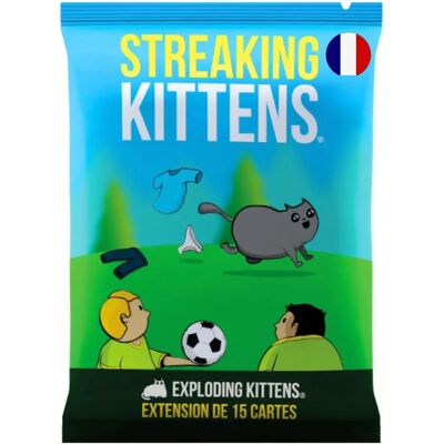 Exploding Kittens : Extension Streaking Kittens - Jeu de société - Publicité Exploding Kittens : Extension Streaking Kittens - Jeu de société - Publicité