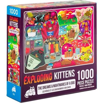 Exploding Kittens Rambo Drömmar & Mardrömmar Pussel - 1000 Bitar Exploding Kittens Rambo Drömmar & Mardrömmar Pussel - 1000 Bitar