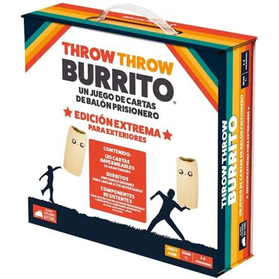 Asmodee Throw Throw Burrito Niebieski na Zewnątrz - Gra dla Rodziny Asmodee Throw Throw Burrito Niebieski na Zewnątrz - Gra dla Rodziny