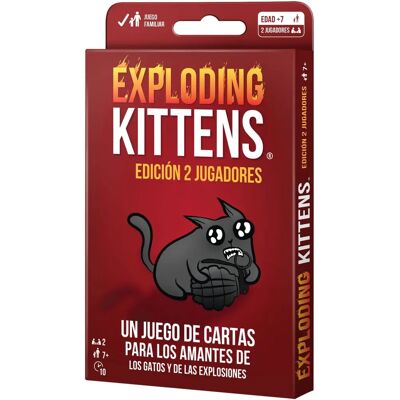 Asmodee Exploding Kittens Model - 2 Spelers Kaartspel Bordspel Asmodee Exploding Kittens Model - 2 Spelers Kaartspel Bordspel