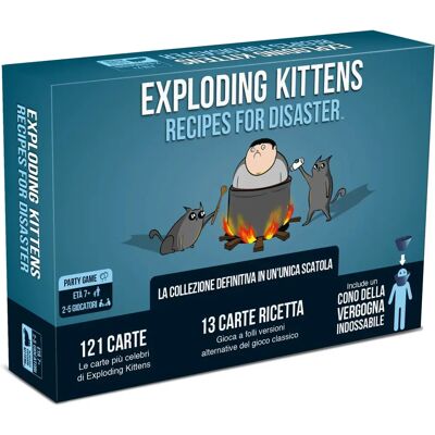 Exploding Kittens Przepisy na Katastrofę - Gra planszowa Exploding Kittens Przepisy na Katastrofę - Gra planszowa