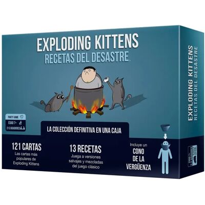 Asmodee Exploding Kittens - Juego de Cartas Diversión y Estrategia Asmodee Exploding Kittens - Juego de Cartas Diversión y Estrategia