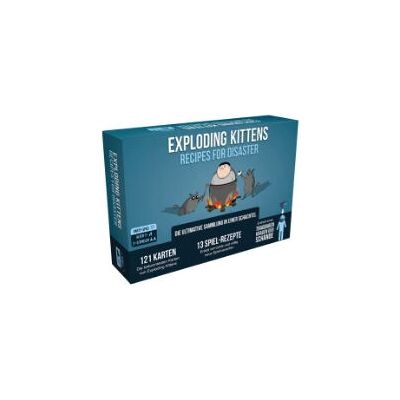 Asmodee Exploding Kittens - Recipes for Disaster - Card Game - Family Fun Asmodee Exploding Kittens - Recipes for Disaster - Card Game - Family Fun