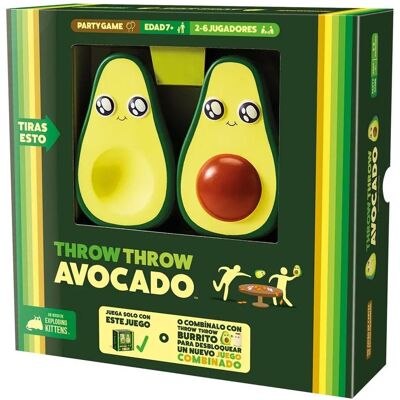 Asmodee Throw Throw Avocado - Jeu de Société - Jaune - Jeu de Cartes Amusant pour 2-6 Joueurs Asmodee Throw Throw Avocado - Jeu de Société - Jaune - Jeu de Cartes Amusant pour 2-6 Joueurs