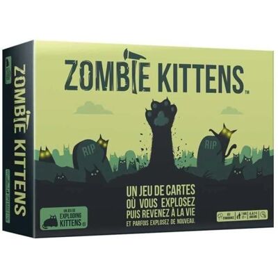 Asmodee Zombie Kittens - Jeu de société familial - Série Exploding Kittens Asmodee Zombie Kittens - Jeu de société familial - Série Exploding Kittens