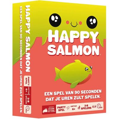 Asmodée Happy Salmon - Partijspel - Interactief plezier voor alle leeftijden Asmodée Happy Salmon - Partijspel - Interactief plezier voor alle leeftijden