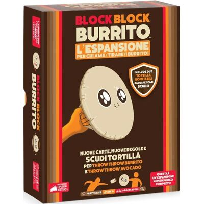 Extension Block Burrito de Exploding Kittens - Jeu de Société - Publicité Extension Block Burrito de Exploding Kittens - Jeu de Société - Publicité
