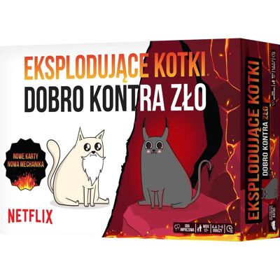 Rebel Eksplodujące Kotki Dobro kontra Zło - Gra planszowa Rebel Eksplodujące Kotki Dobro kontra Zło - Gra planszowa