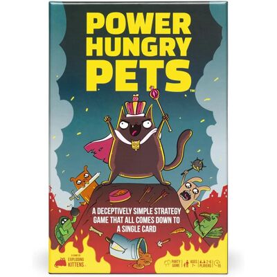 Jeu de fête Exploding Kittens Power Hungry Pets - Jeu de Cartes pour 2-6 Joueurs 7+ Jeu de fête Exploding Kittens Power Hungry Pets - Jeu de Cartes pour 2-6 Joueurs 7+